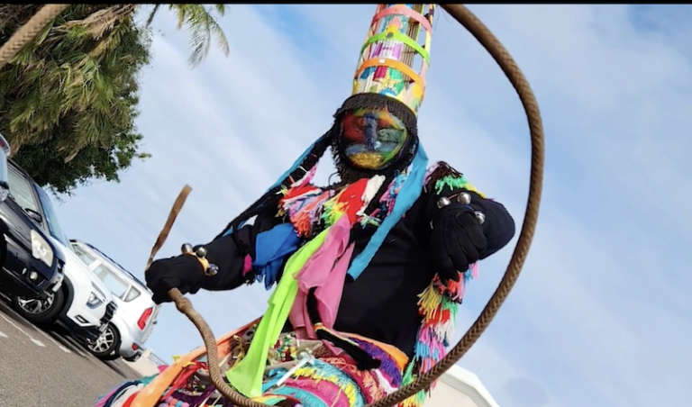 Heart of Bermuda – Props to the Gombeys