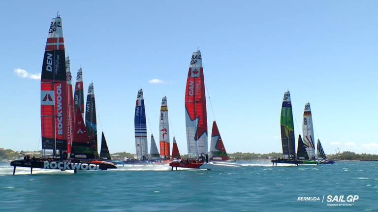SailGP teams ready for racing on the Great Sound