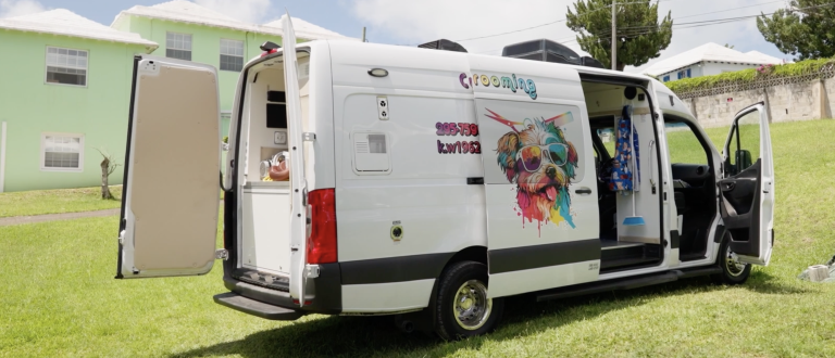 Bermuda’s first mobile pet grooming van hits the road