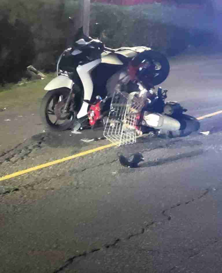 Serious collision in Sandys