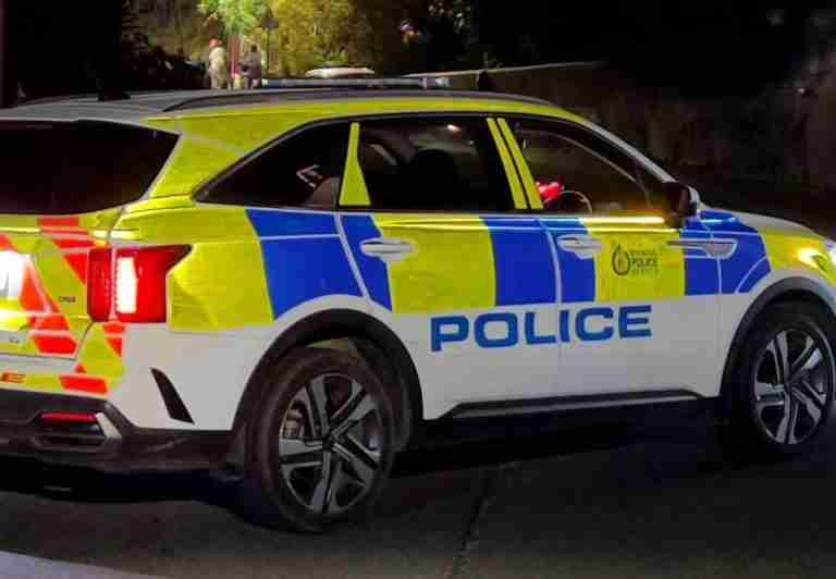Biker who pulled a knife arrested
