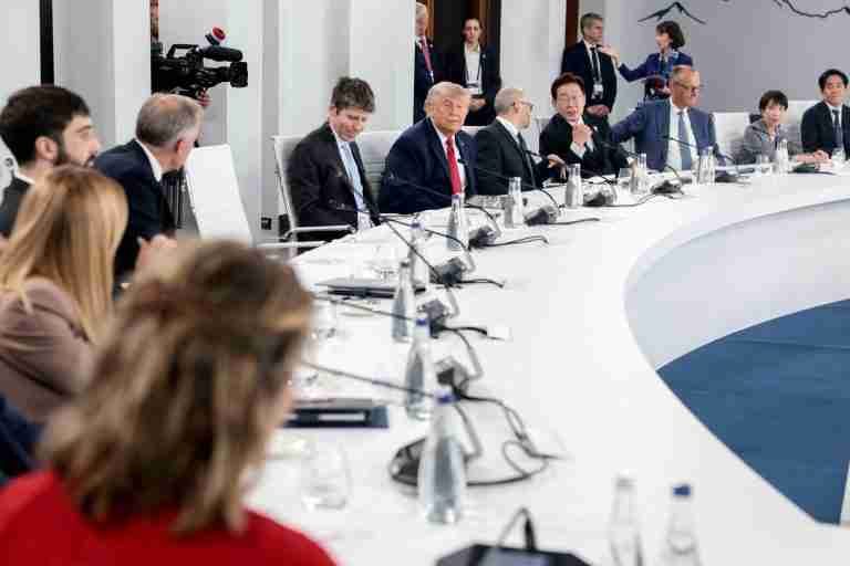 At G7, Macron says he expects progress on broadening access to Anthropic’s Mythos