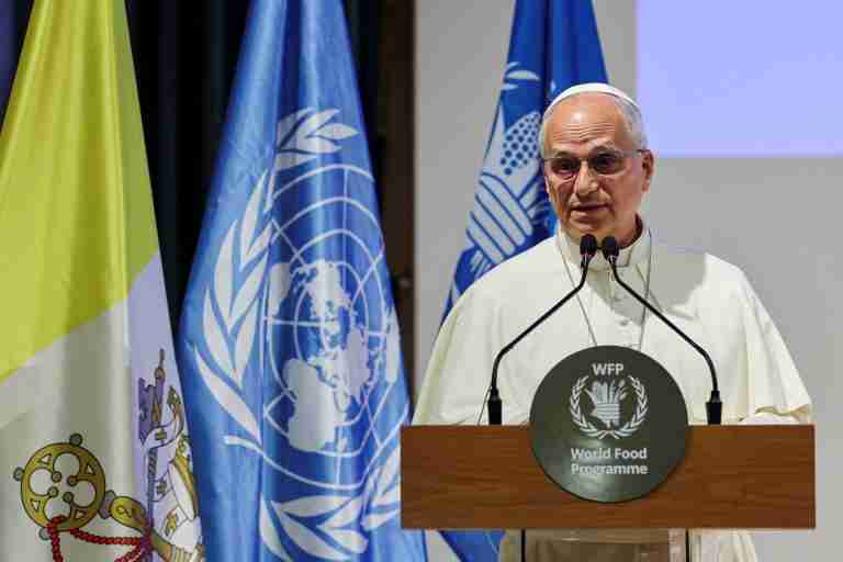 Pope Leo decries leaders who ‘feed’ wars while millions go hungry