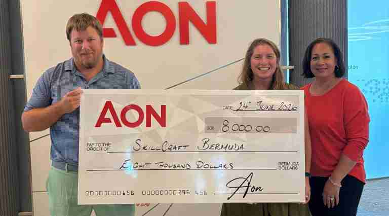 Aon backs SkillCraft Bermuda in its mission to help teens