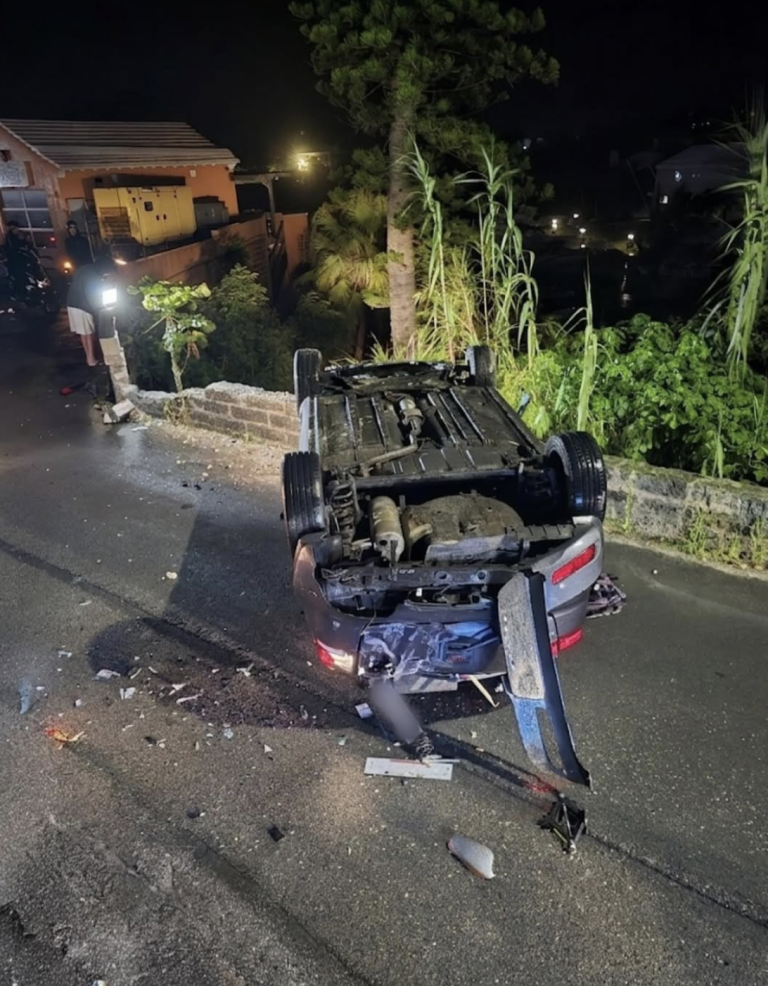 Car overturns in serious RTC in Southampton