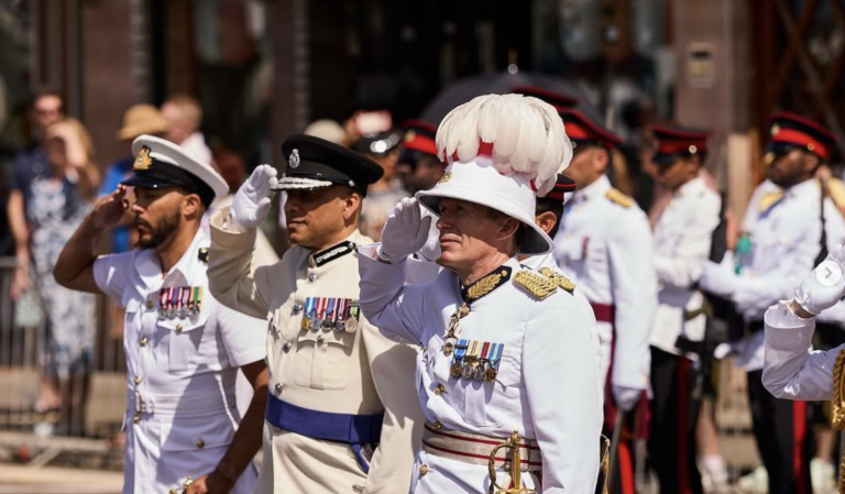 Governor leads King’s Birthday Parade in Hamilton