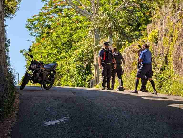 Rider seriously injured in collision on Barker’s Hill