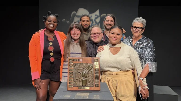 Winning playwright named