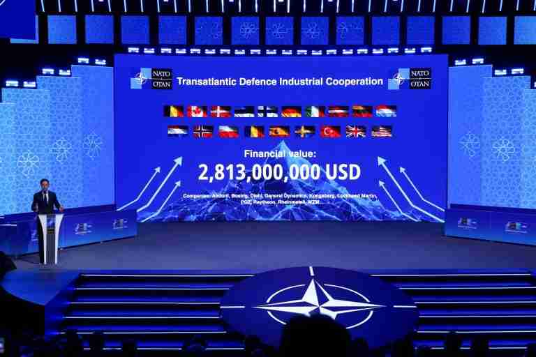 NATO showcases big arms deals in Ankara before summit with Trump