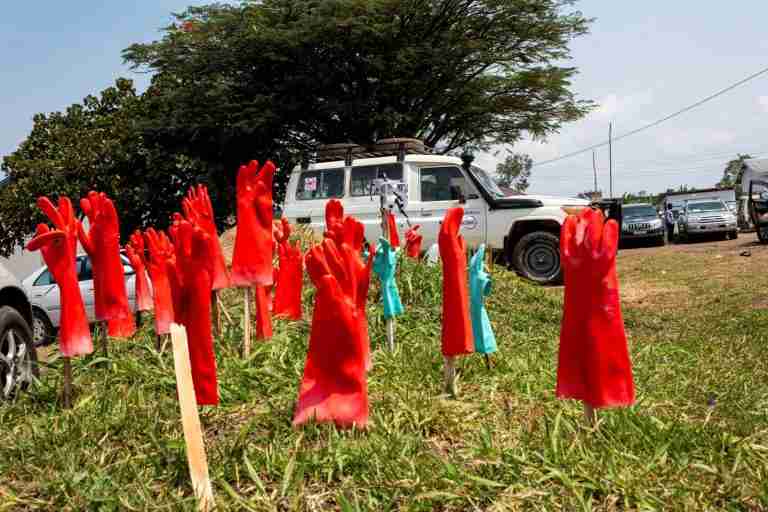 Congo Ebola response workers protest over pay