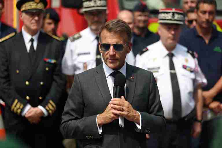 France’s Macron pledges to replant Fontainebleau forest after devastating fire