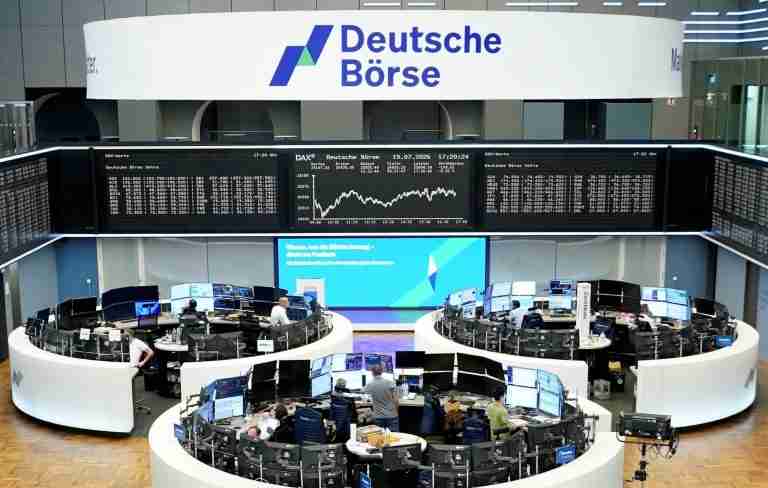 Global stocks drop on growing semiconductor rout; oil set for weekly gain