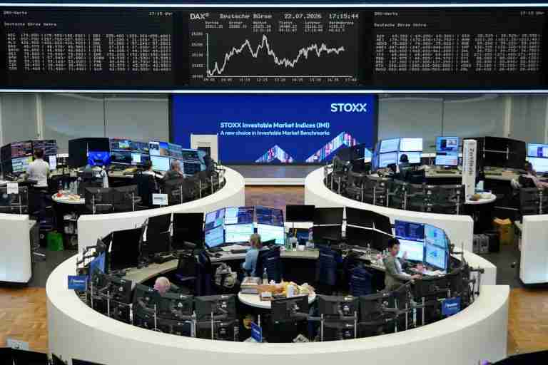 Global shares gain, bonds supported as oil drops, jobs data misses expectations