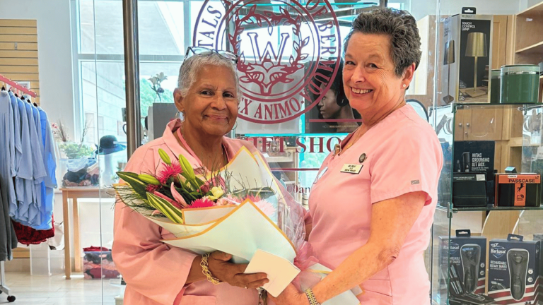 Long-serving volunteer honoured by Hospitals Auxiliary