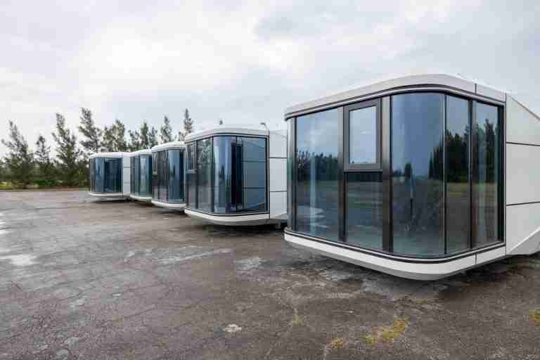 Government previews new emergency modular homes