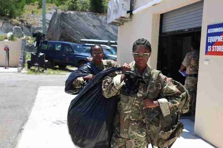 New recruits take first steps into military life