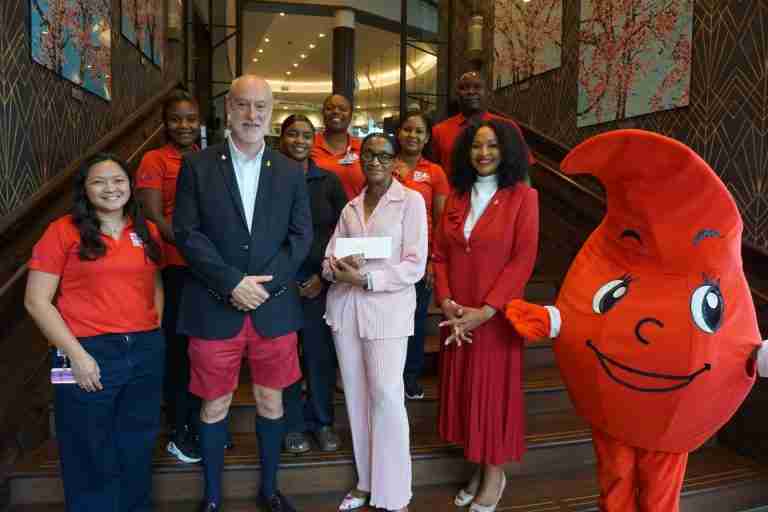 Luxury staycations for blood donors who won draw prize