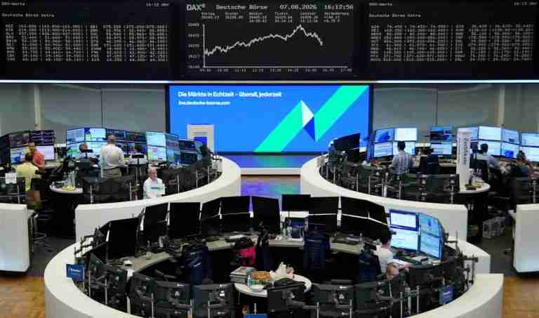 Stocks weather bond volatility, oil eases slightly