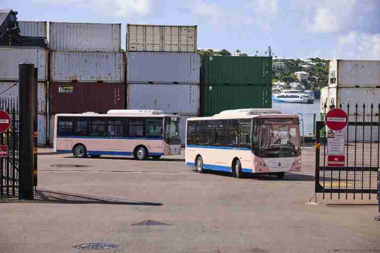 10 electric buses arrive in Bermuda