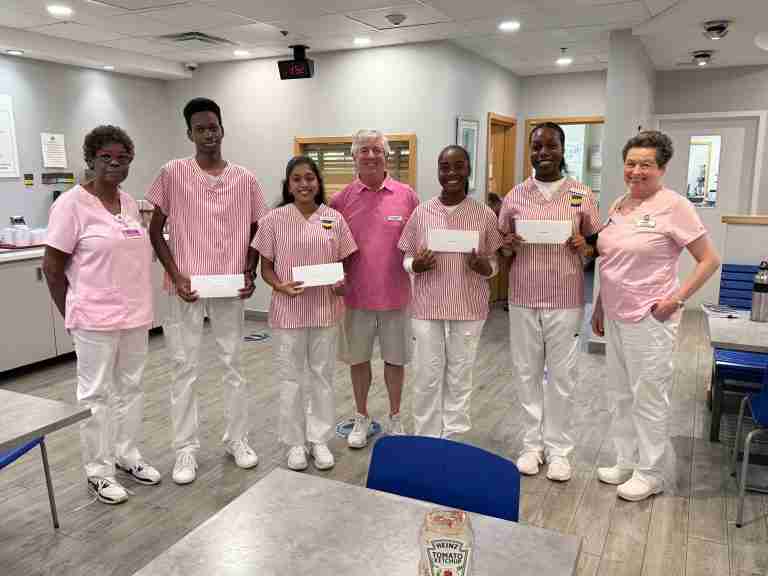 Volunteers receive financial rewards
