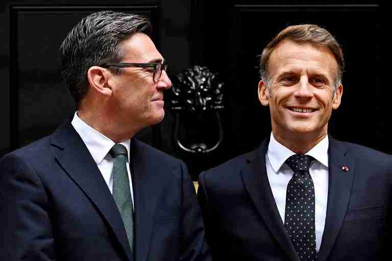 Burnham and Macron discuss drive to get UK ‘closer to Europe’