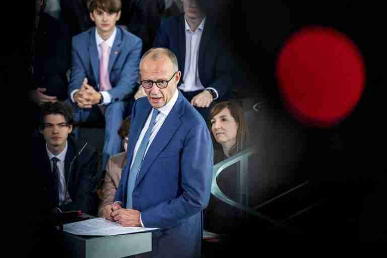 Under pressure at home, Merz cancels UN appearance, source says