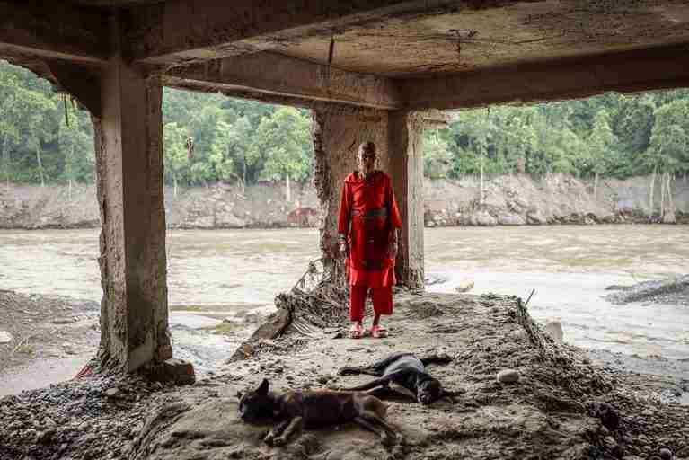 In a Nepal town, flood survivors find little trace of former lives