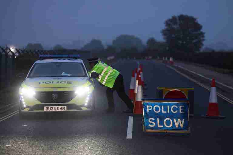 UK police say no explosive devices found in airbase probe