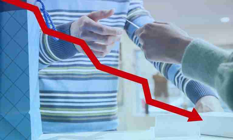 Retail sales dropped in April