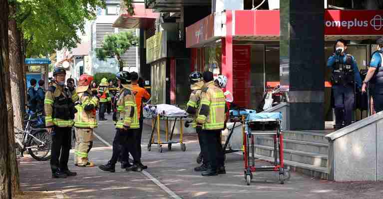 South Korean police detain man over stabbing of eight people at shopping mall